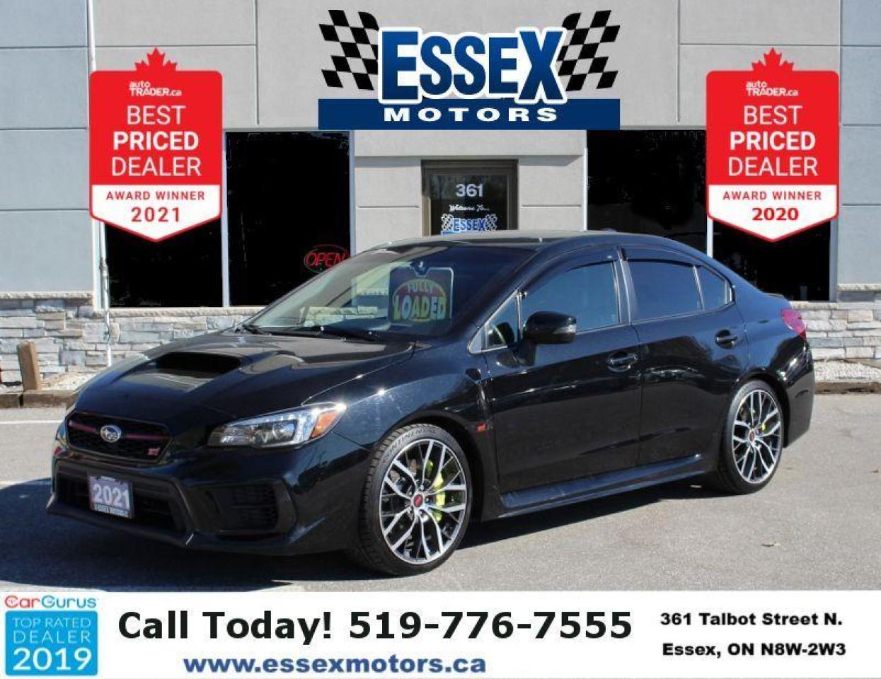 Used 2021 Subaru WRX STI Sport*AWD*Heated Seats*Sun Roof*CarPlay for sale in Essex, ON