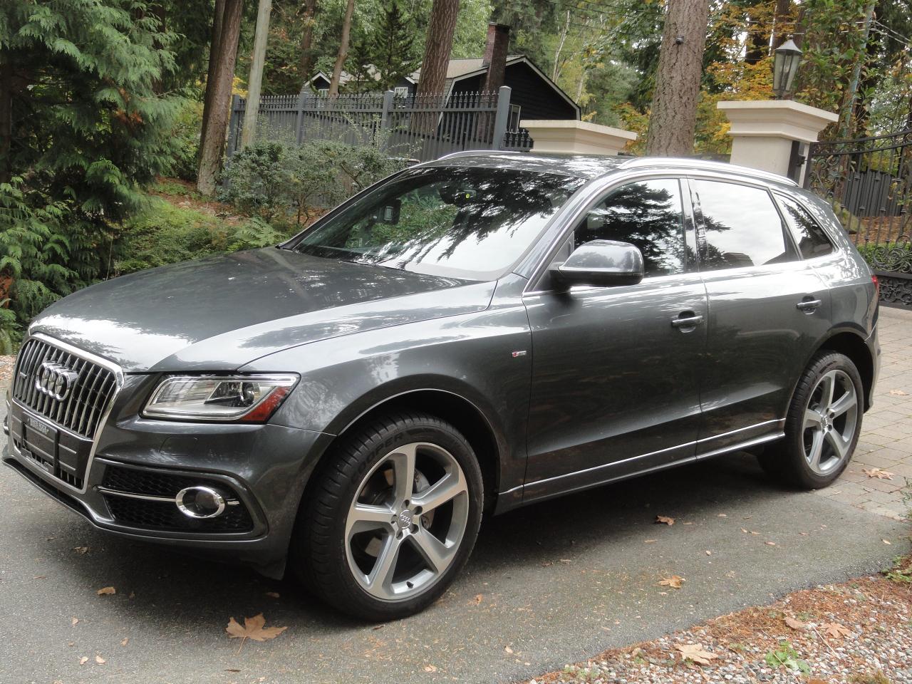 <p>WAS $ 15900 ON SALE FOR $ 14900 / 2013 AUDI Q5 S -LINE  PREMIUM  QUATTRO  2.0L  4 CYL TURBO / ONLY 117000 KM / GRAY WITH BLACK  LEATHER INTERIOR / ONE LOCAL BC OWNER / PUSH BUTTEN START / PANORAMIC SUN ROOF /  MEMORY SEATS / DUAL CLIMATE CONTROLE / 19 ALLOY WHEELS / NAVIGATION / POWER TAIL GATE / PARK SENSORS /  STILL FAC WINDSHIELD /  BOOKS / COMES WITH POWER TRAIN WARRANTY AND CAR FAX / FOR MORE INFORMATION ON THIS GORGEOUS Q5 PHONE BART @ 604 536 4533 OR 778 998 4533 TO ARRANGE AN APPOINTMENT .                                                                                                                                                 DOCUMENTATION FEE ONLY $ 195.00                                                                                                                                                               DEALER D7663</p><p> </p>