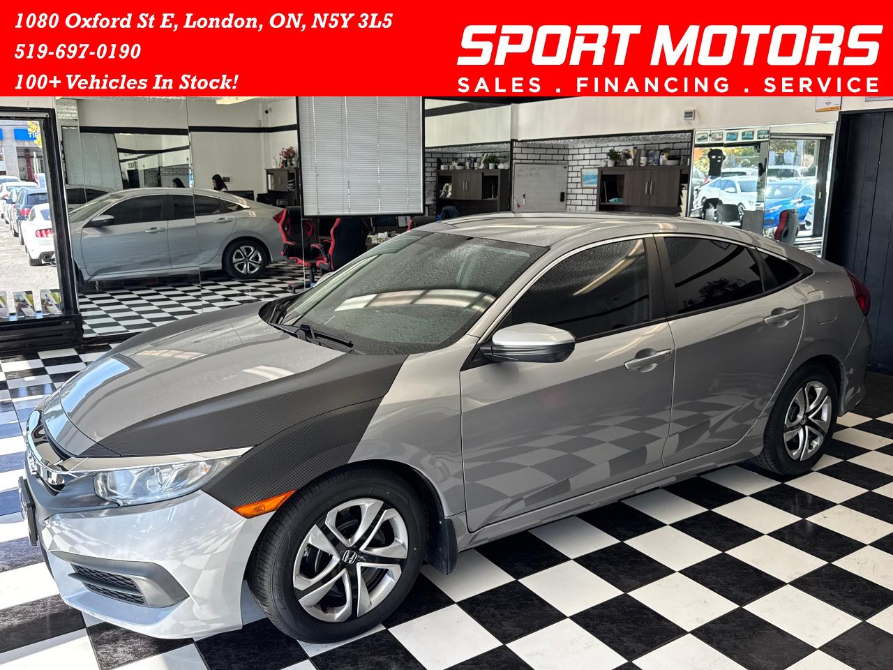 2016 Honda Civic LX+New Tires+Camera+ApplePlay+A/C+Heated Seats - Photo #1