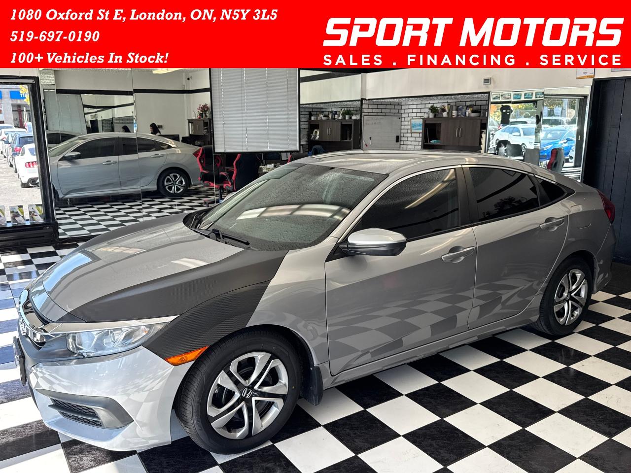 Used 2016 Honda Civic LX+New Tires+Camera+ApplePlay+A/C+Heated Seats for sale in London, ON