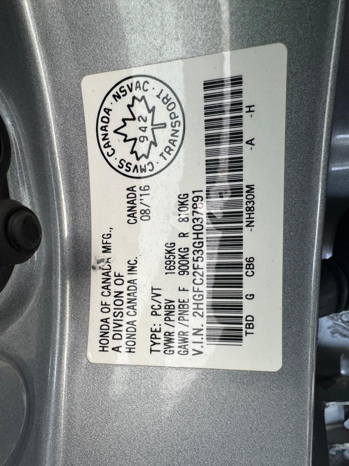 2016 Honda Civic LX+New Tires+Camera+ApplePlay+A/C+Heated Seats - Photo #39