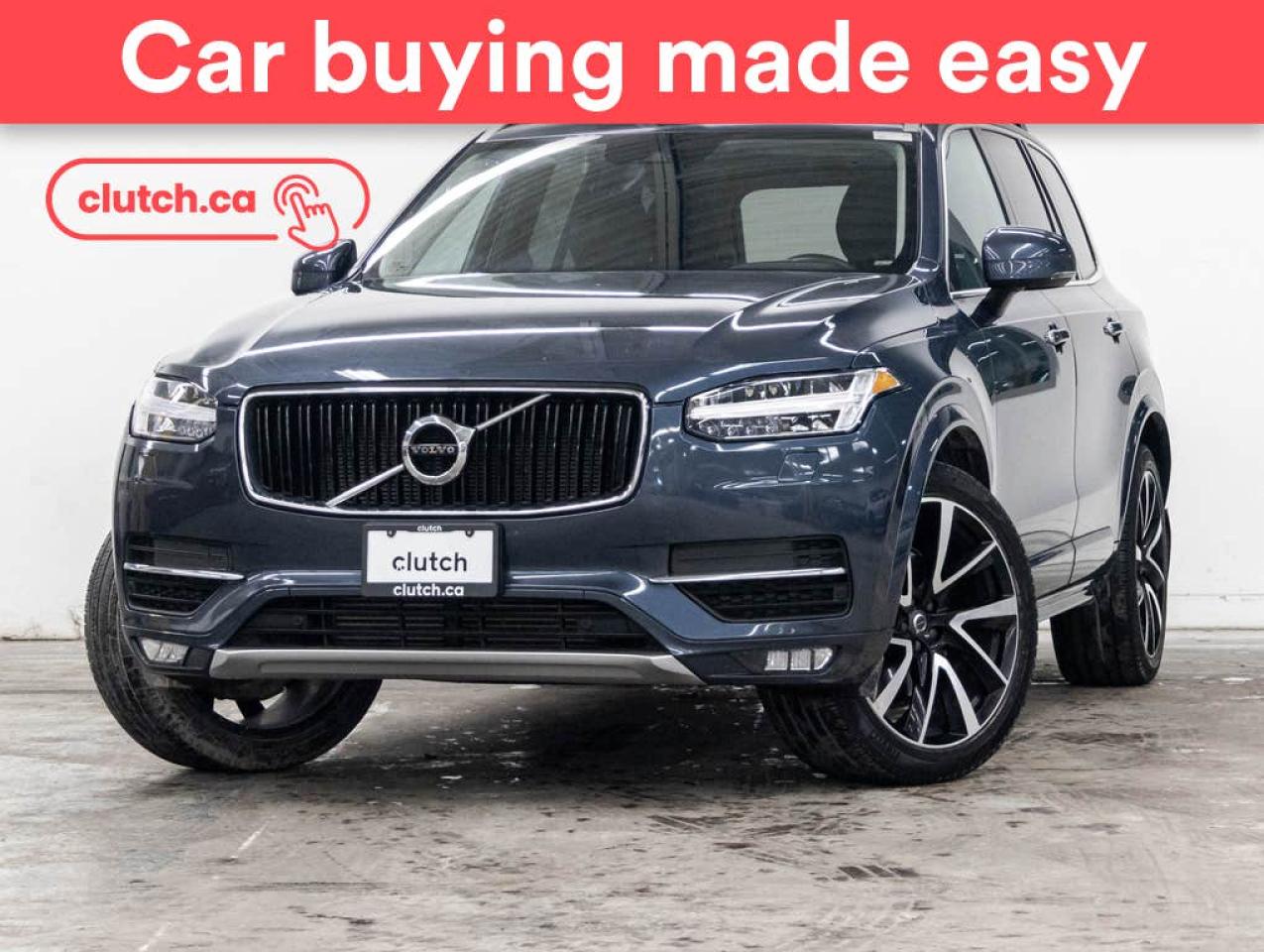 Used 2019 Volvo XC90 T6 Momentum AWD w/ Apple CarPlay & Android Auto, Multi Zone A/C, Panoramic Sunroof for sale in Toronto, ON