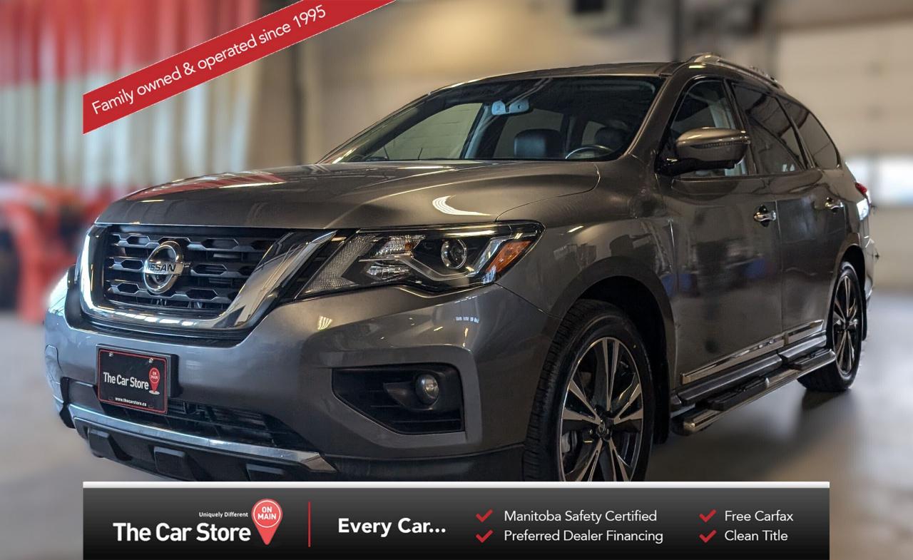 Used 2018 Nissan Pathfinder 4x4 Platinum Leather/Sunroof/Loaded/No Accidents! for sale in Winnipeg, MB