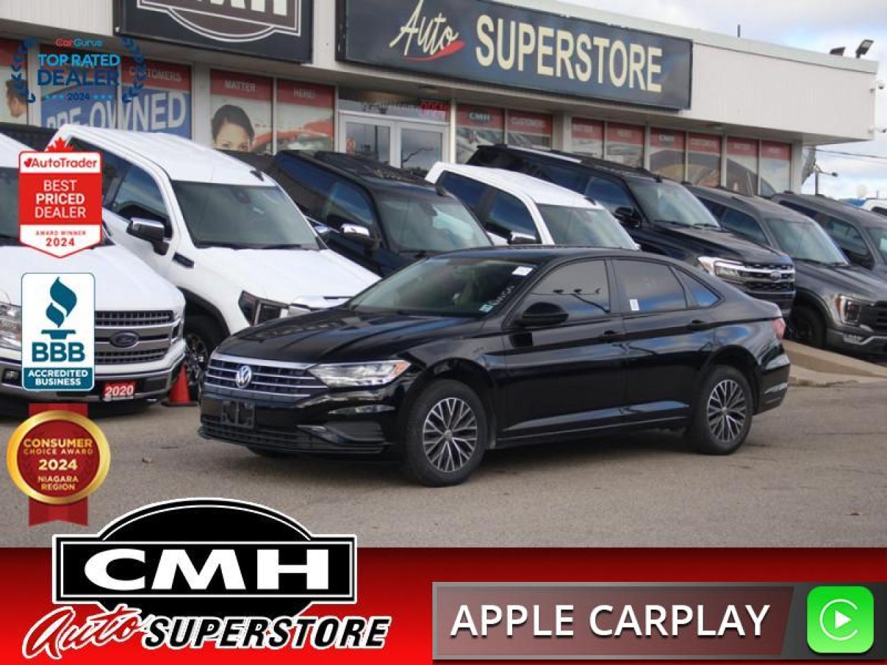 Used 2021 Volkswagen Jetta Comfortline  CAM APPLE-CP HTD-SEATS for sale in St. Catharines, ON