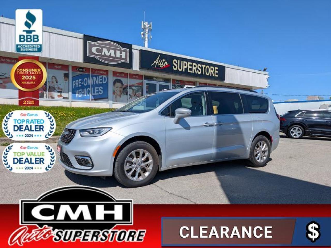 2022 Chrysler Pacifica Touring L  **P/SLIDERS - P/GATE**