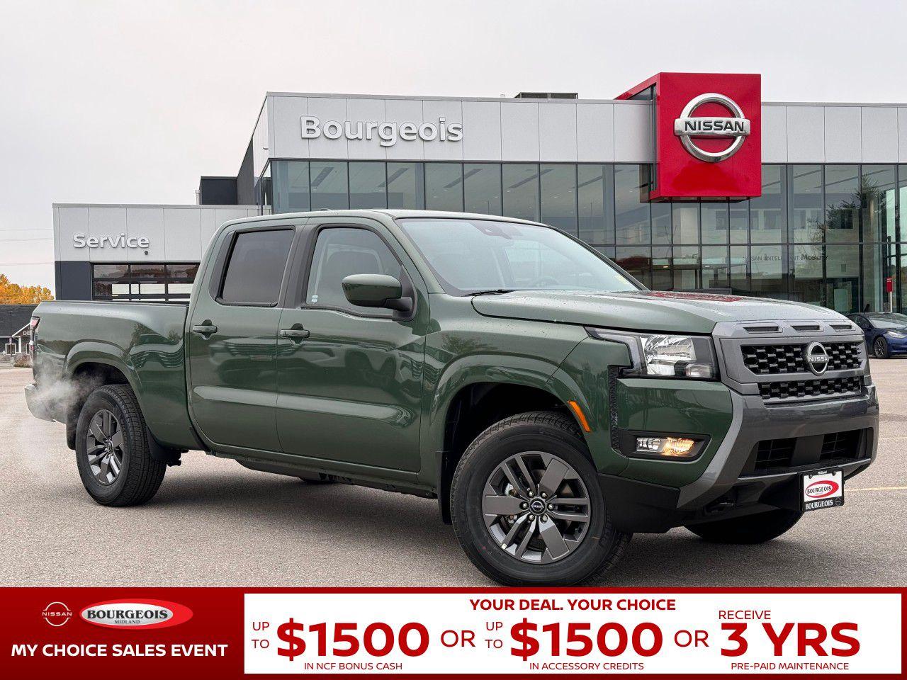 New 2025 Nissan Frontier Crew Cab 4x4 Long Bed SV for sale in Midland, ON