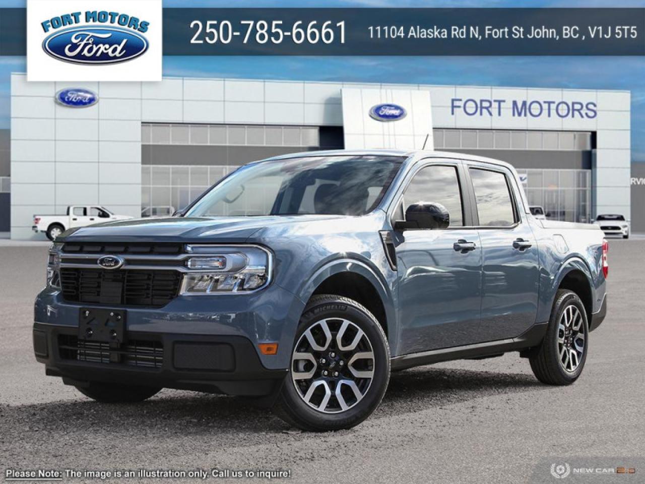 New 2024 Ford MAVERICK Lariat  - SiriusXM for sale in Fort St John, BC