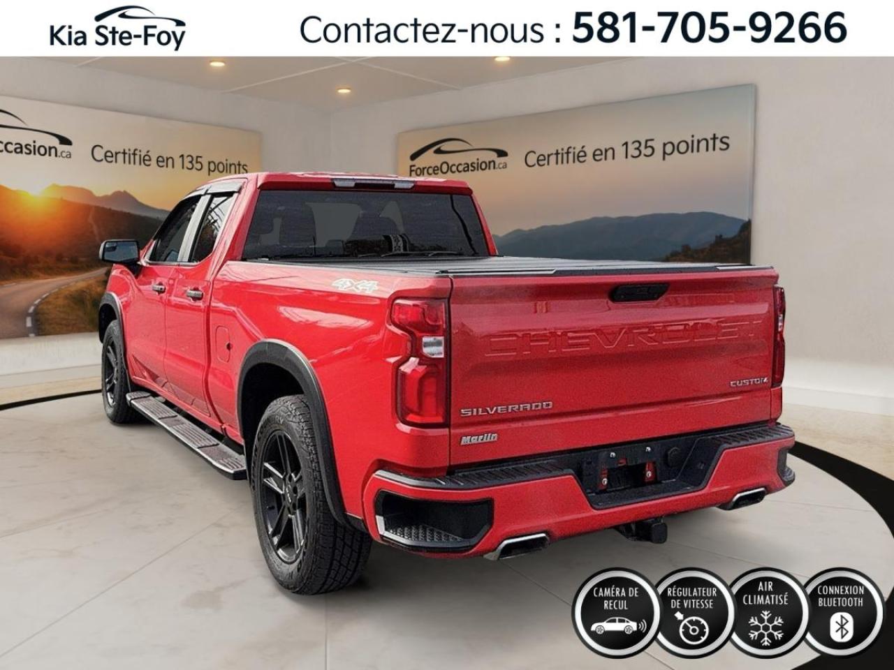 Used 2020 Chevrolet Silverado 1500 CUSTOM *QUAB CAB *4X4 *BOITE 6 PIEDS *CARPLAY for sale in Ste-Foy, QC