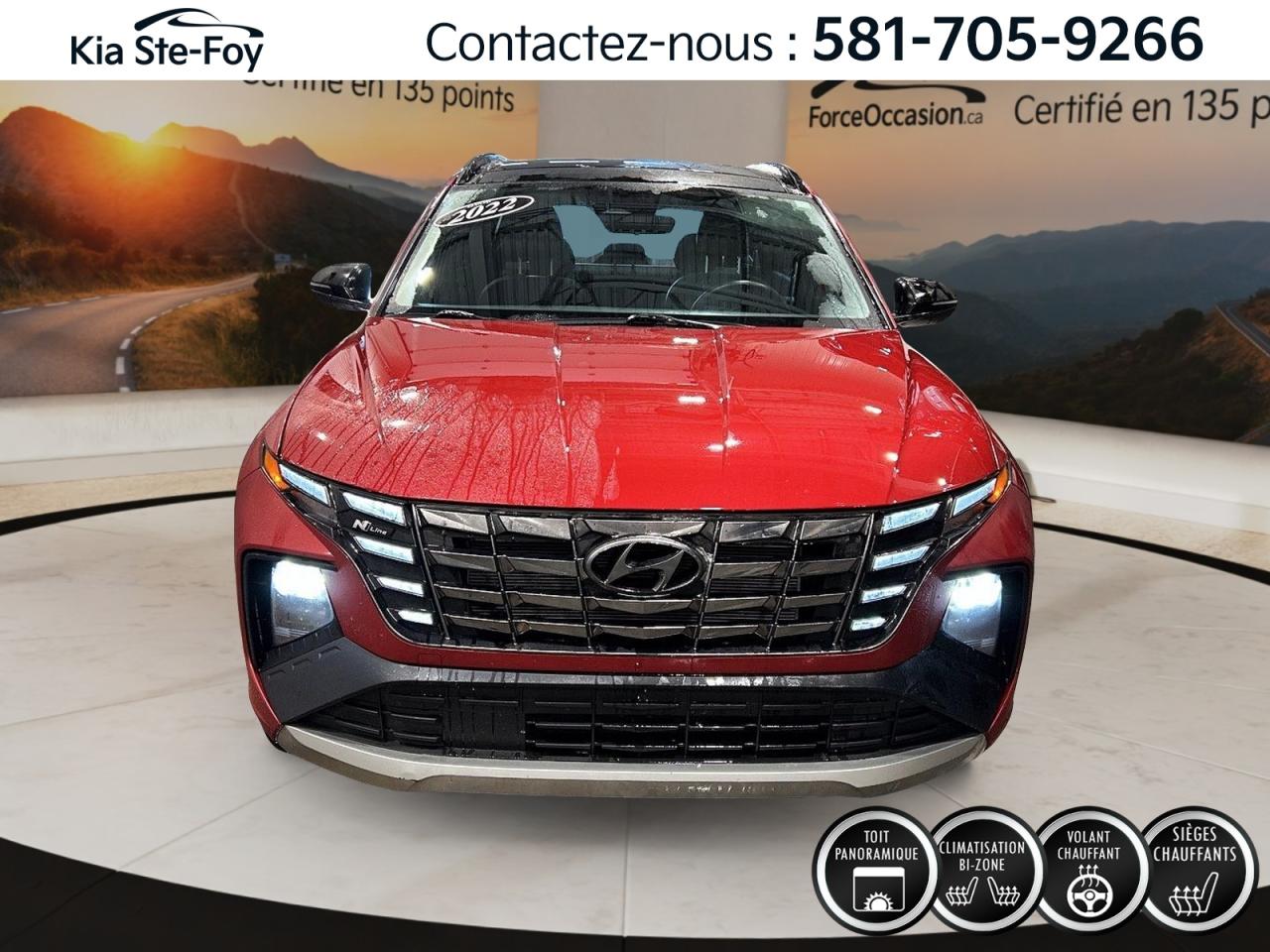 Used 2022 Hyundai Tucson N LINE* AWD* TOIT PANO* CARPLAY* VOLANT CHAUFFANT* for sale in Ste-Foy, QC