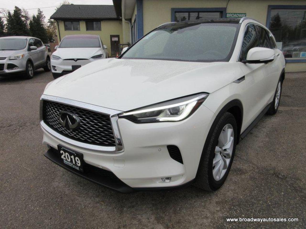 Used 2019 Infiniti QX50 ALL-WHEEL DRIVE ESSENTIAL-PACKAGE 5 PASSENGER 2.0L - TURBO.. NAVIGATION.. DRIVE-MODE-SELECT.. LEATHER.. HEATED SEATS.. PANORAMIC SUNROOF.. for sale in Bradford, ON