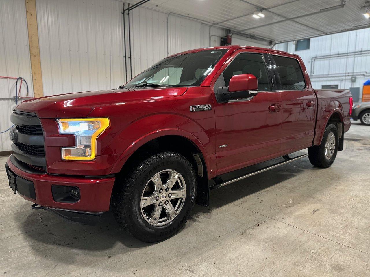 Used 2016 Ford F-150 LARIAT CREW 4x4 for sale in Winnipeg, MB