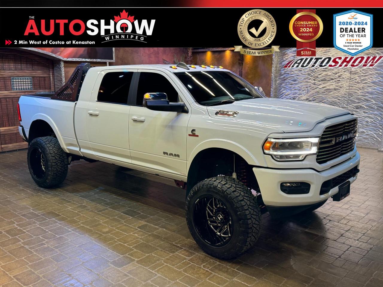 Used 2022 RAM 2500 LARAMIE- 8IN MCGAUGHYS LIFT, 37IN NITTOS, PPF for sale in Winnipeg, MB