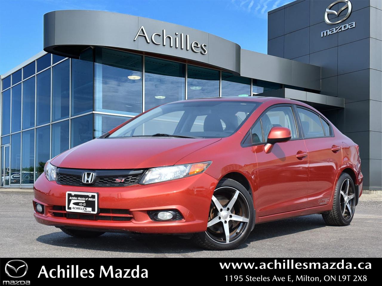 Used 2012 Honda Civic Si *AS-IS* SI, 6 SPD, ALLOYS for sale in Milton, ON