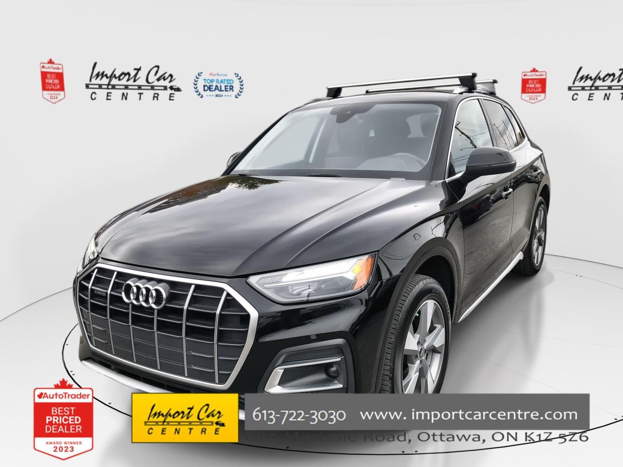 Used 2022 Audi Q5 45 Komfort CONVENIENCE PKG., LANE ASSIST, SIDE ASS for sale in Ottawa, ON