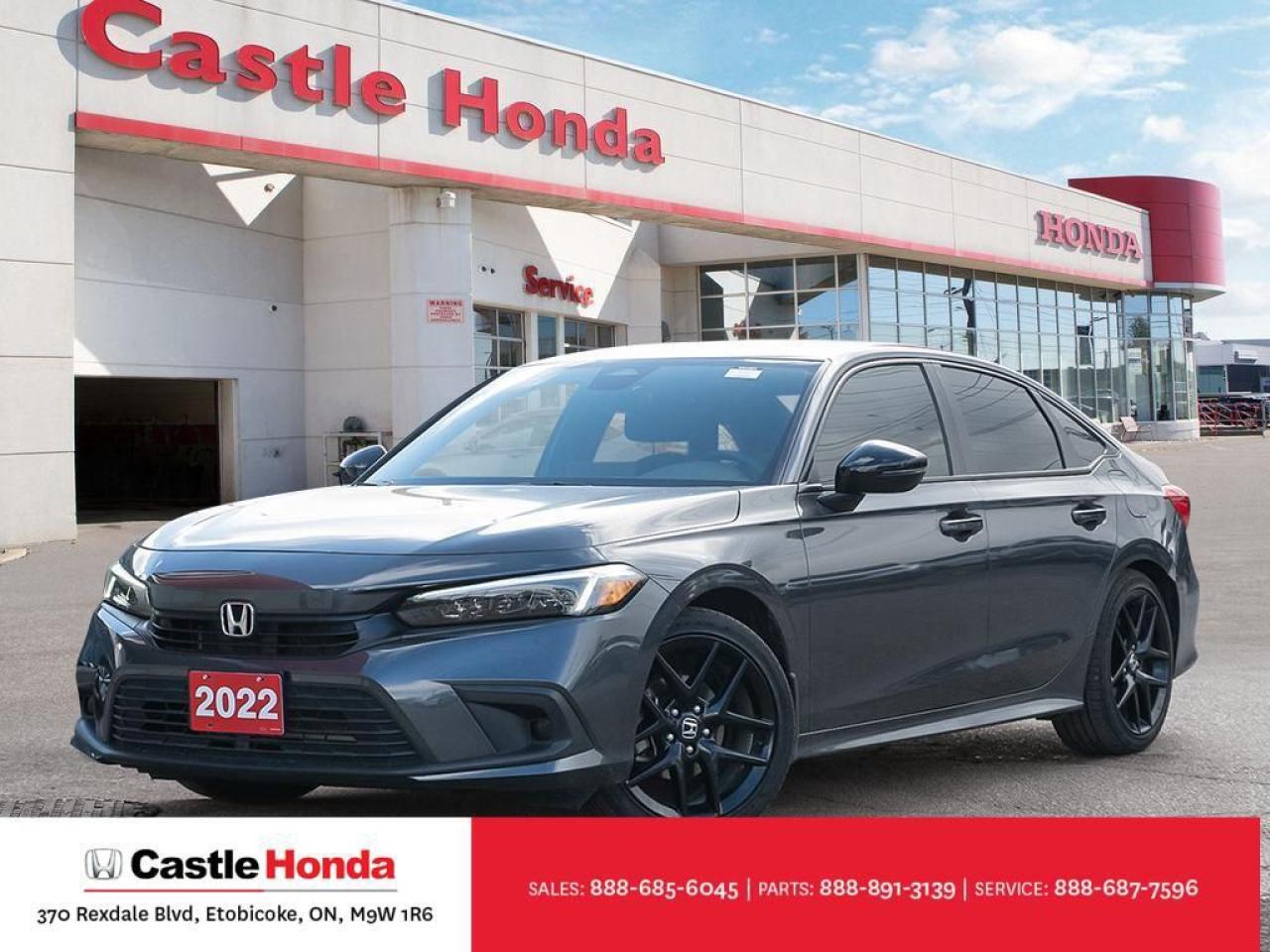 Used 2022 Honda Civic Sedan Sport | Honda Sensing | Black Alloy Wheels | for sale in Rexdale, ON