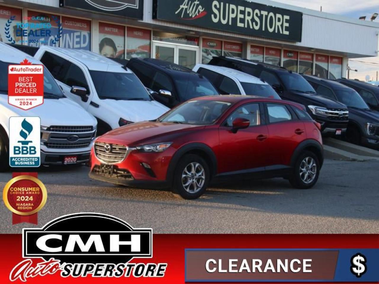 Used 2020 Mazda CX-3 GS  **SUNROOF - LEATHER - HTD SW** for sale in St. Catharines, ON