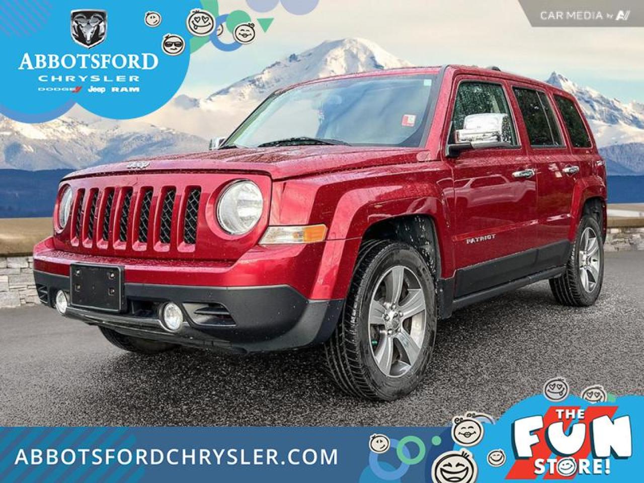 Used 2017 Jeep Patriot High Altitude  - Sunroof -  Bluetooth - $75.42 /Wk for sale in Abbotsford, BC