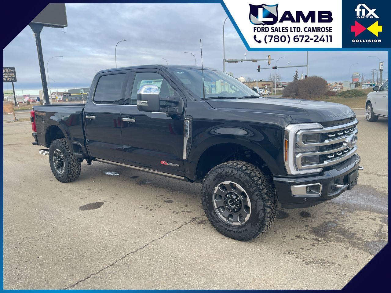 New 2024 Ford F-350 Super Duty SRW PLATINUM 6.8' Box 713A for sale in Camrose, AB