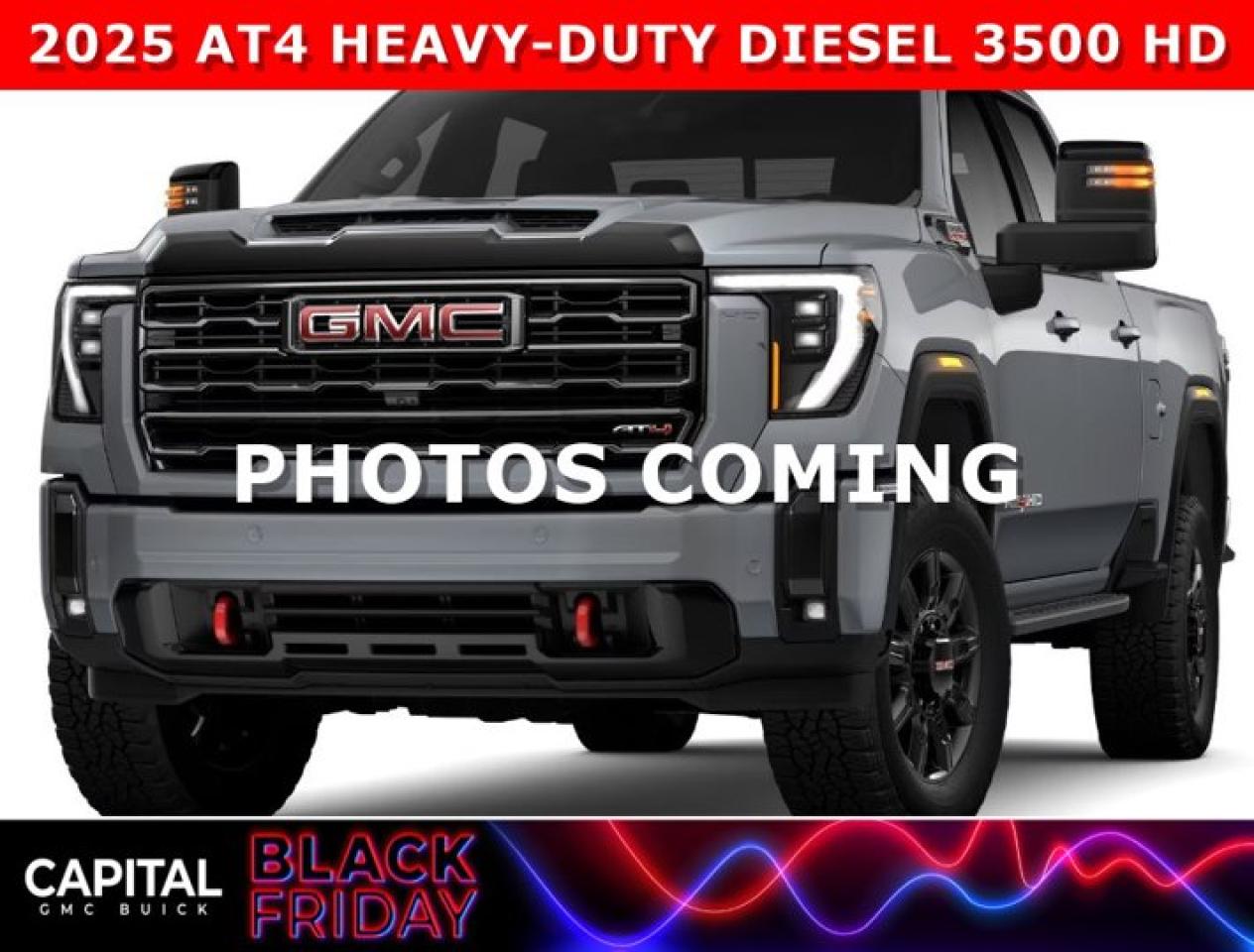 New 2025 GMC Sierra 3500 HD Crew Cab AT4 for sale in Edmonton, AB