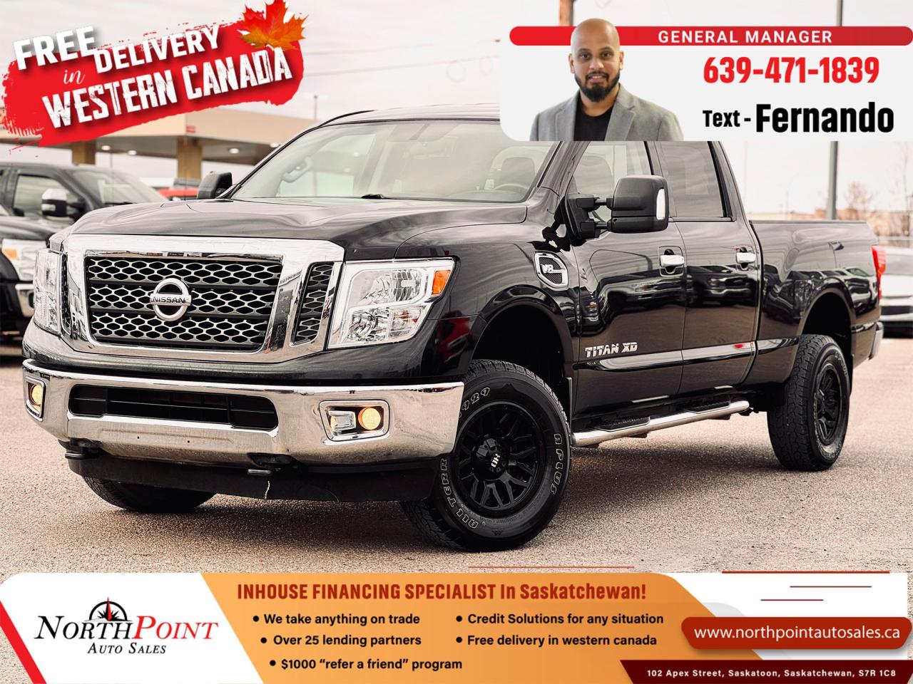 Used 2018 Nissan Titan XD S for sale in Saskatoon, SK