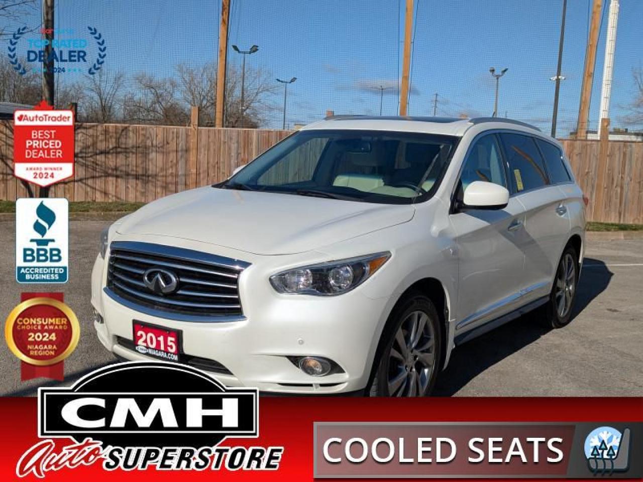 Used 2015 Infiniti QX60 Premium Plus Package  **CLD SEATS - DVD** for sale in St. Catharines, ON