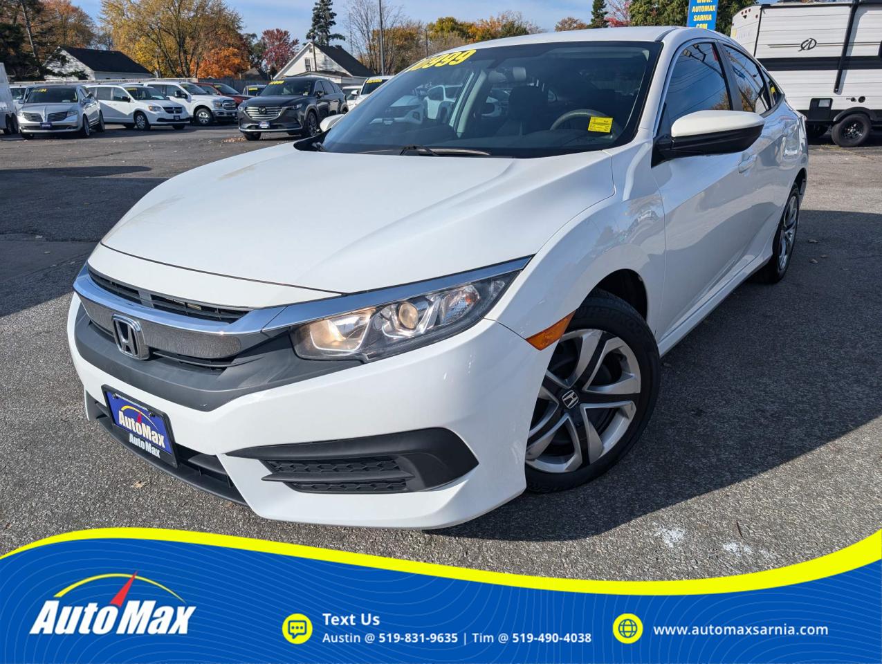 Used 2017 Honda Civic LX for sale in Sarnia, ON