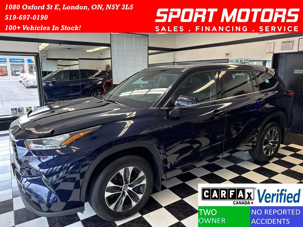 2021 Toyota Highlander XLE AWD 8 Passenger+Leather+Roof+CLEAN CARFAX