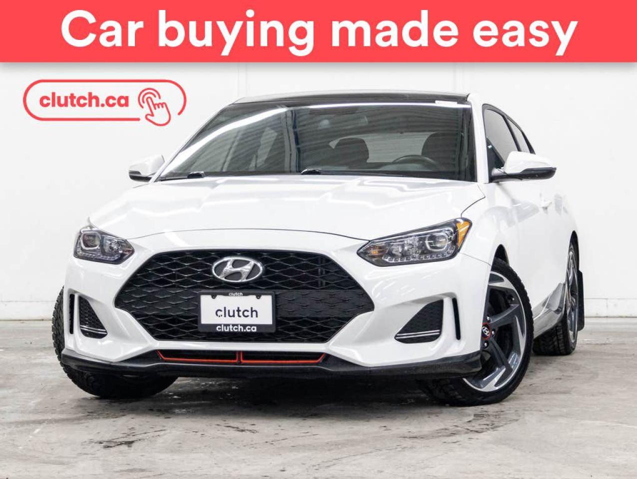 Used 2020 Hyundai Veloster Turbo w/ Apple CarPlay & Android Auto, Power Sunroof, A/C for sale in Toronto, ON