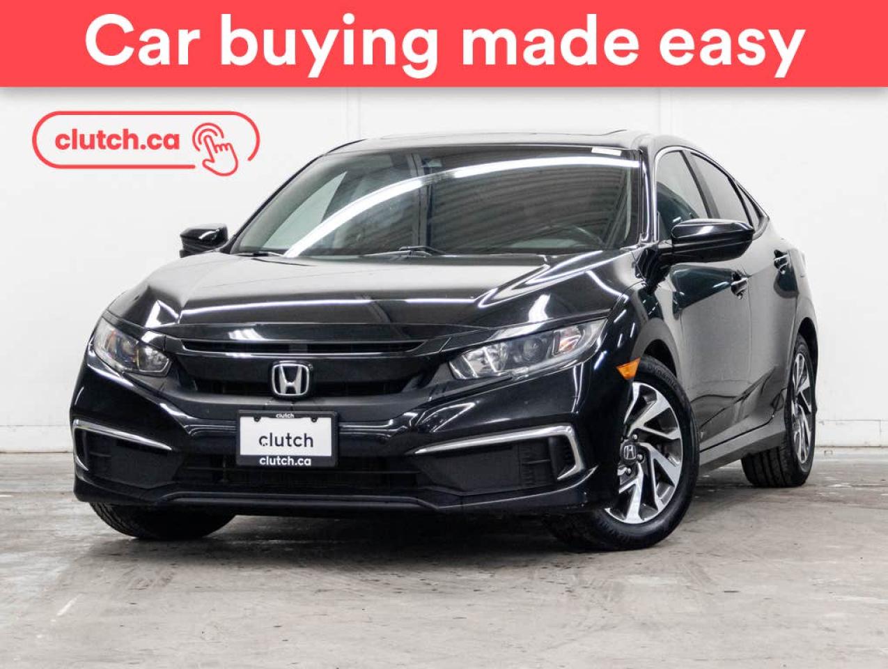 Used 2020 Honda Civic EX w/ Apple CarPlay & Android Auto, Moonroof, Dual-Zone A/C for sale in Toronto, ON