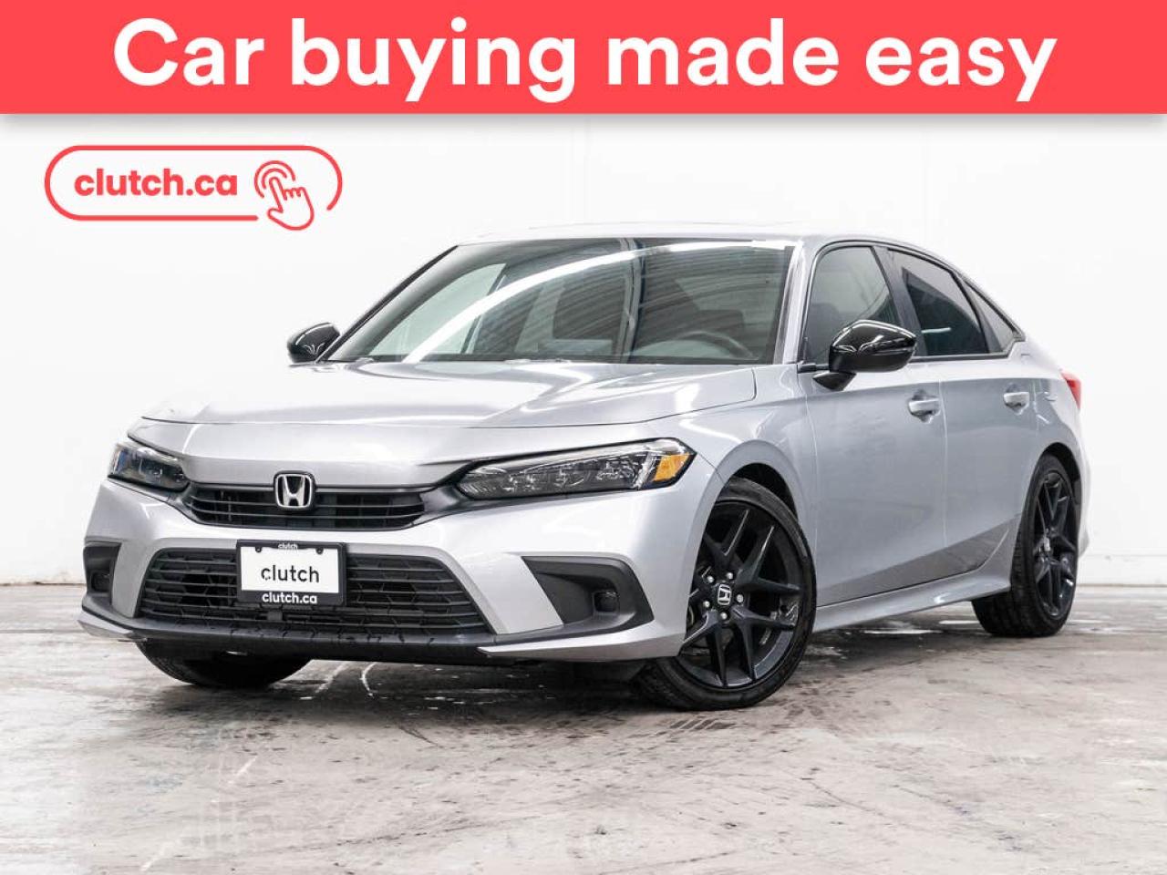 Used 2024 Honda Civic Sport w/ Apple CarPlay & Android Auto, Heated Steering Wheel, Heated Front Seats for sale in Toronto, ON