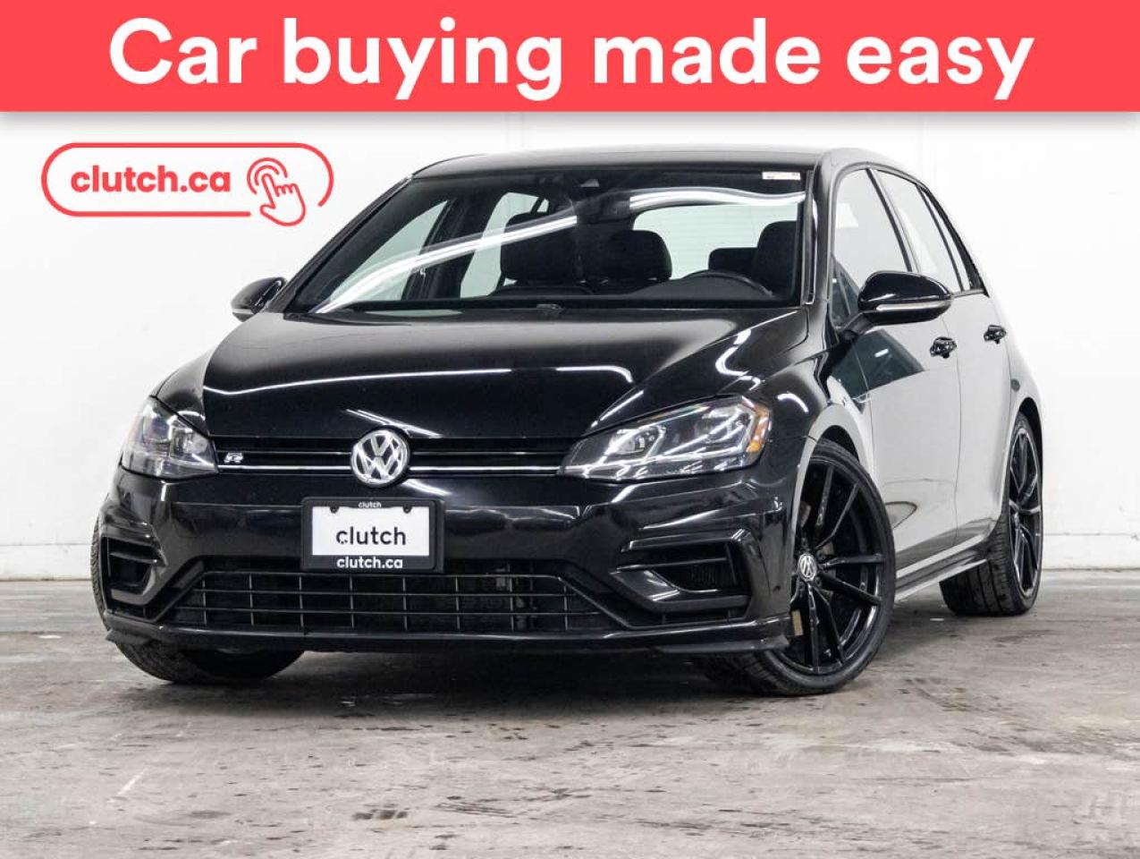 Used 2018 Volkswagen Golf R Base AWD w/ Driver Assistance Pkg w/ Apple CarPlay & Android Auto, Dual Zone A/C, Rearview Cam for sale in Toronto, ON