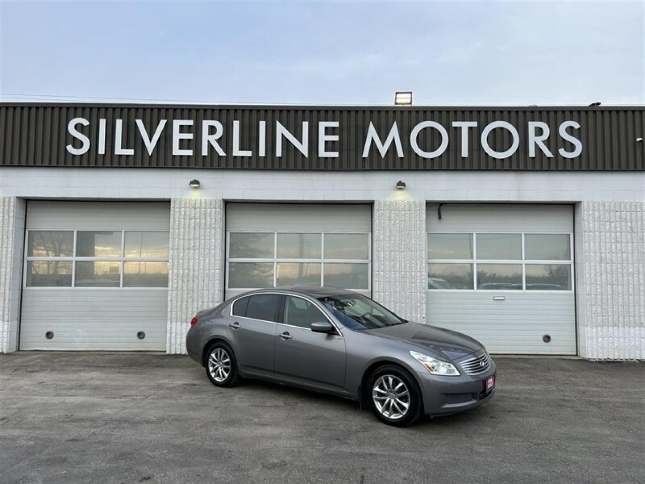 ***WHY BUY FROM SILVERLINE?***

*FINANCING AVAILABLE*

*CLEAN TITLE ONLY*

*TRADE-INS WELCOME*

*7 DAY INSURANCE*

*3 MONTH WARRANTY/5000KM 

LIMITED POWERTRAIN WARRANTY*

*MB SAFETY*

*NATIONWIDE DELIVERY AVAILABLE*

*D#4140*

***LUXURIOUS INFINITI G37X IS HERE FOR YOU! V6, AWD, LEATHER INTERIOR, HEATED SEATS, SUNROOF, AM FM CD, CLIMATE CONTROL, POWER WINDOWS AND LOCKS, POWER MIRRORS, ALARM, KEYLESS ENTRY, PREMIUM SOUND SYSTEM, TINTED GLASS, ALLOYS, TIRES LIKE NEW, CLEAN TITLE, WILL GO HOME WITH FRESH MB SAFETY, SERVICED, FRESH OIL CHANGE AND 2 KEYS!



*****VALUE PRICED AT $10,499+TAX, WARRANTY INCLUDED******

*****VIEW AT SILVERLINE MOTORS, 1601 NIAKWA RD EAST******

*****CALL/TEXT 204-509-0008*****