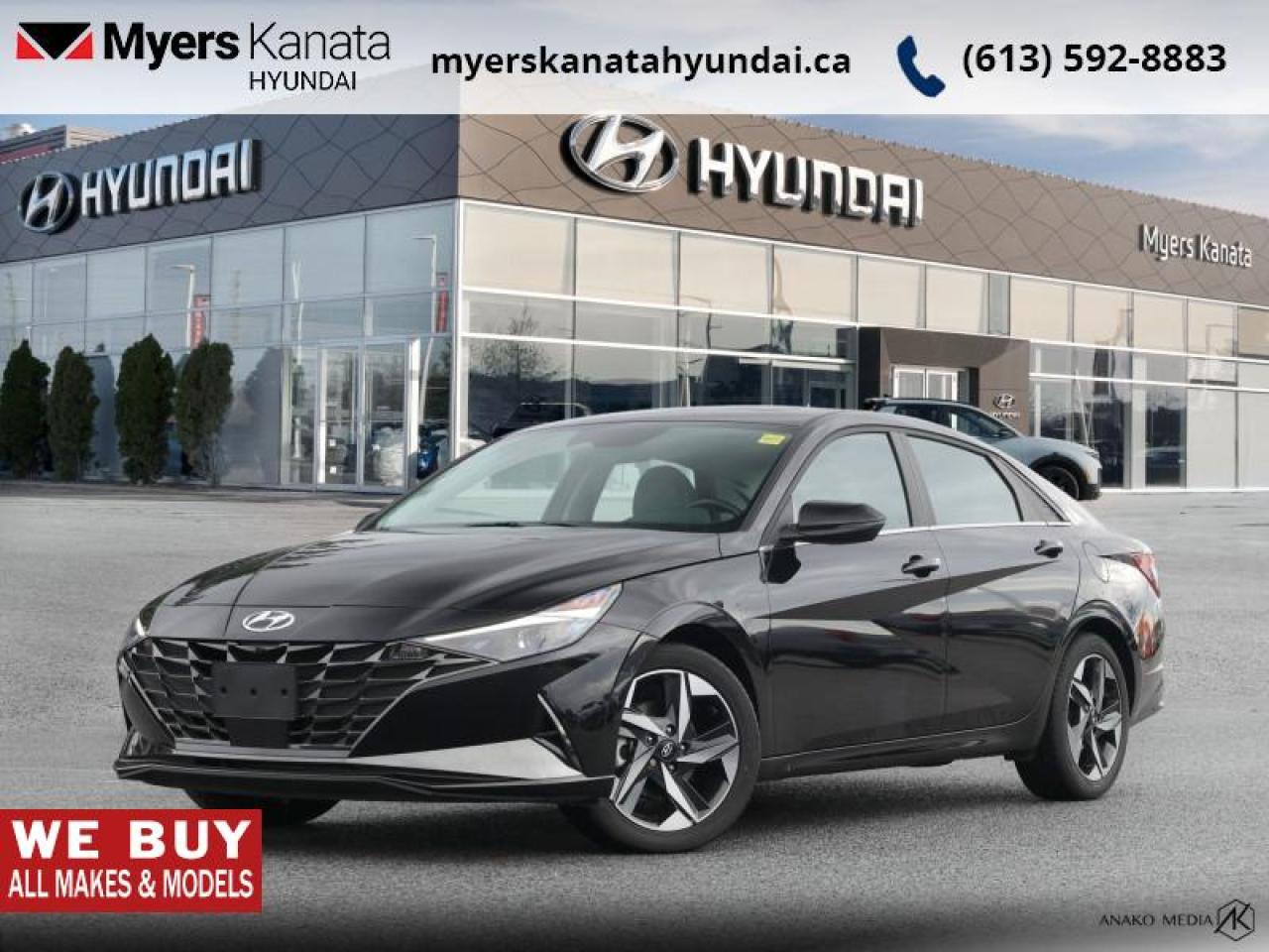 Used 2023 Hyundai Elantra Luxury w/Two-Tone  - Leather Seats for sale in Kanata, ON