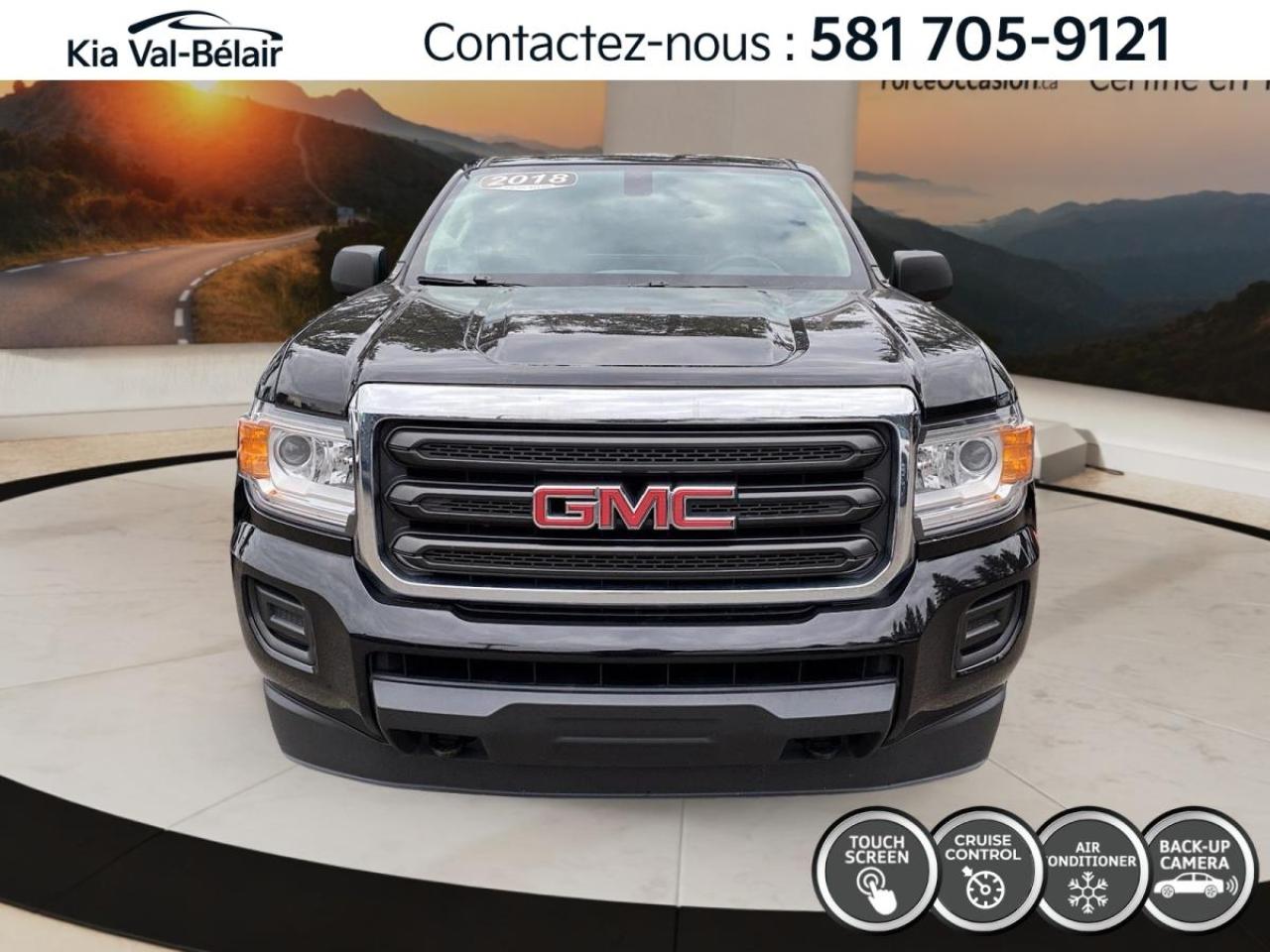 Used 2018 GMC Canyon 4X4 *2.5L *BAS KILO *BOITE LONGUE *CAMERA for sale in Québec, QC