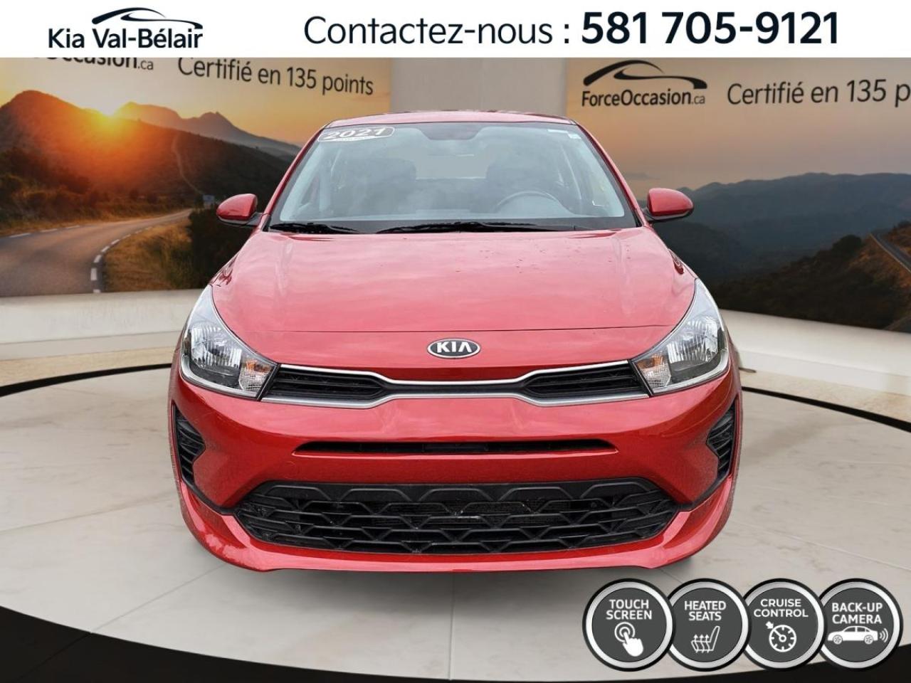 Used 2021 Kia Rio5 LX+ *A/C *CRUISE *CAMERA *BLUETOOTH *SIEGE CHAUFF. for sale in Québec, QC