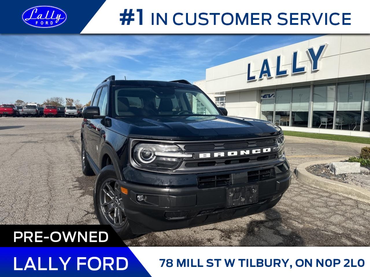 Used 2023 Ford Bronco Sport Big Bend, AWD, Moonroof, Nav, One Owner! for sale in Tilbury, ON