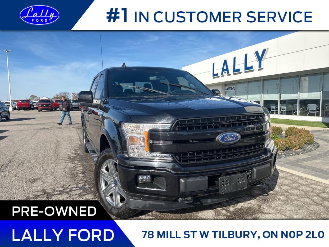 Used 2019 Ford F-150 Lariat LARIAT, 3.5V6, Leather, Nav, Local Trade! for sale in Tilbury, ON