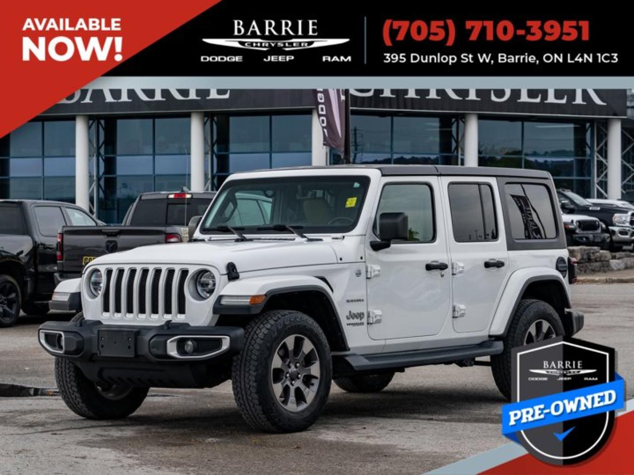 Used 2019 Jeep Wrangler Unlimited Sahara for sale in Barrie, ON