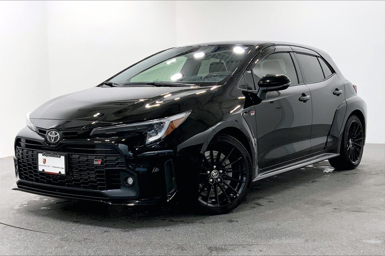 Welcoming this Spectacular 2023 Toyota GR Corolla Core Black with a Black Cloth Interior. This beauty comes equipped with Blind spot and Lane Departure Warnings Accident Avoidance System, Lane Keep Assist, Wireless Android Auto/Apple CarPlay, Heated Mirrors, AM/FM Stereo, Keyless Ignition, Adaptive Cruise Control and much more! This is a Local BC Vehicle with No Reported Accidents or Claims! For more details or to schedule a test drive with one of our highly trained sales executives please call or send a website enquiry now before it is gone. 604-530-8911. Porsche Center Langley has won the prestigious Porsche Premier Dealer Award seven years in a row. We are centrally located just a short distance from Highway 1 in beautiful Langley, British Columbia. Our hope is to have you driving your dream vehicle soon. Please note that additional fees, including a $495 documentation fee & a $490 dealer prep fee, apply to all pre-owned vehicles. Dealer #40136