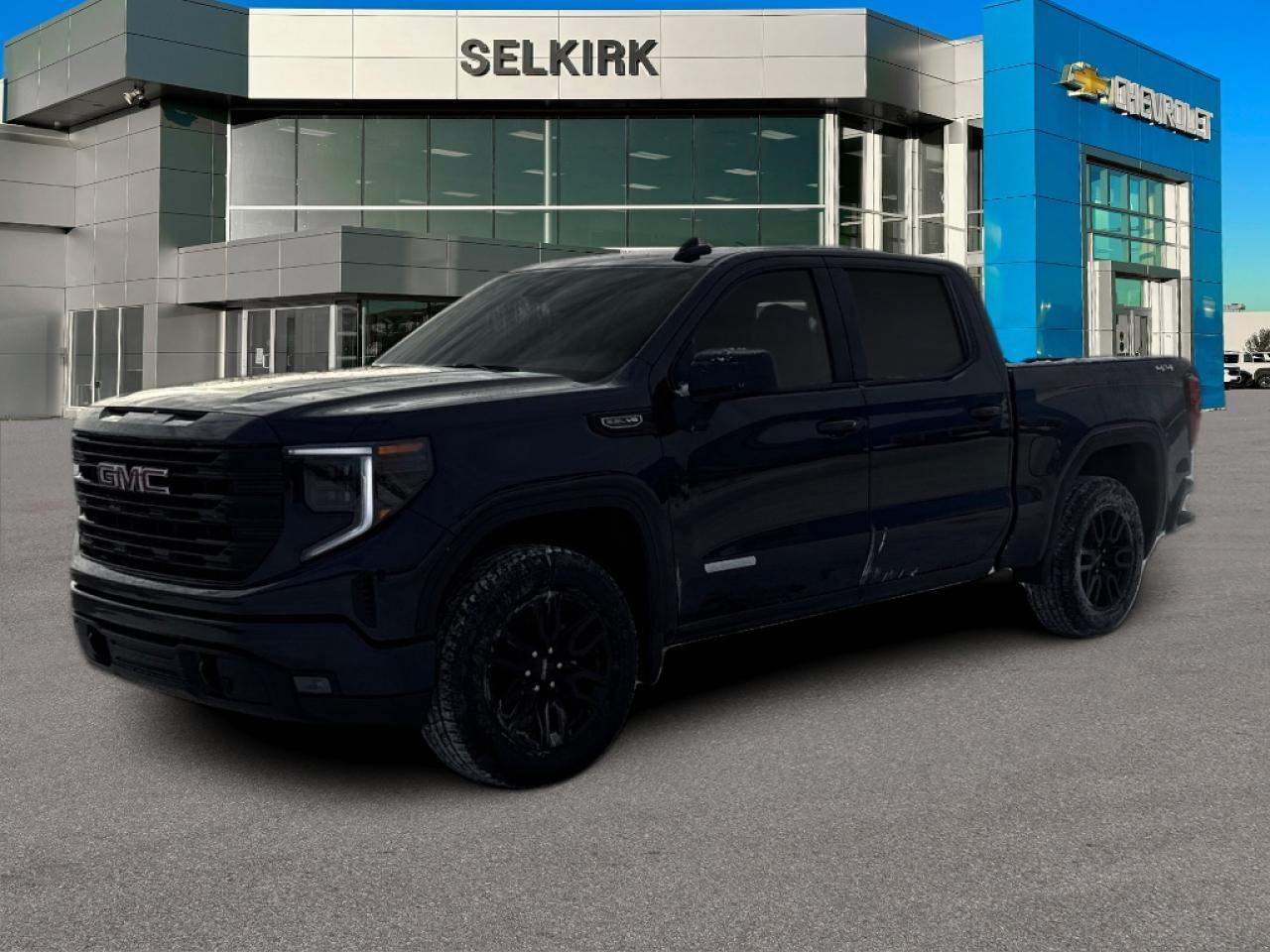 <b>Trailering Package,  Heated Seats,  Heated Steering Wheel,  Remote Start,  Climate Control!</b><br> <br> <br> <br>  With a bold profile and distinctive stance, this 2025 Sierra turns heads and makes a statement on the jobsite, out in town or wherever life leads you. <br> <br>This 2025 GMC Sierra 1500 stands out in the midsize pickup truck segment, with bold proportions that create a commanding stance on and off road. Next level comfort and technology is paired with its outstanding performance and capability. Inside, the Sierra 1500 supports you through rough terrain with expertly designed seats and robust suspension. This amazing 2025 Sierra 1500 is ready for whatever.<br> <br> This titanium rush metallic Crew Cab 4X4 pickup   has an automatic transmission and is powered by a  355HP 5.3L 8 Cylinder Engine.<br> <br> Our Sierra 1500s trim level is Elevation. Upgrading to this trim rewards you with a black gloss grille and unique aluminum wheels, a massive 13.4 inch touchscreen display with wireless Apple CarPlay and Android Auto, wireless streaming audio, SiriusXM, plus a 4G LTE hotspot. Additionally, this pickup truck also features IntelliBeam LED headlights, remote engine start, forward collision warning and lane keep assist, a trailer-tow package, LED cargo area lighting, teen driver technology plus so much more! This vehicle has been upgraded with the following features: Trailering Package,  Heated Seats,  Heated Steering Wheel,  Remote Start,  Climate Control,  Hitch Guidance,  Lane Keep Assist. <br><br> <br>To apply right now for financing use this link : <a href=https://www.selkirkchevrolet.com/pre-qualify-for-financing/ target=_blank>https://www.selkirkchevrolet.com/pre-qualify-for-financing/</a><br><br> <br/> Weve discounted this vehicle $3137.    Incentives expire 2025-01-02.  See dealer for details. <br> <br>Selkirk Chevrolet Buick GMC Ltd carries an impressive selection of new and pre-owned cars, crossovers and SUVs. No matter what vehicle you might have in mind, weve got the perfect fit for you. If youre looking to lease your next vehicle or finance it, we have competitive specials for you. We also have an extensive collection of quality pre-owned and certified vehicles at affordable prices. Winnipeg GMC, Chevrolet and Buick shoppers can visit us in Selkirk for all their automotive needs today! We are located at 1010 MANITOBA AVE SELKIRK, MB R1A 3T7 or via phone at 204-482-1010.<br> Come by and check out our fleet of 50+ used cars and trucks and 230+ new cars and trucks for sale in Selkirk.  o~o