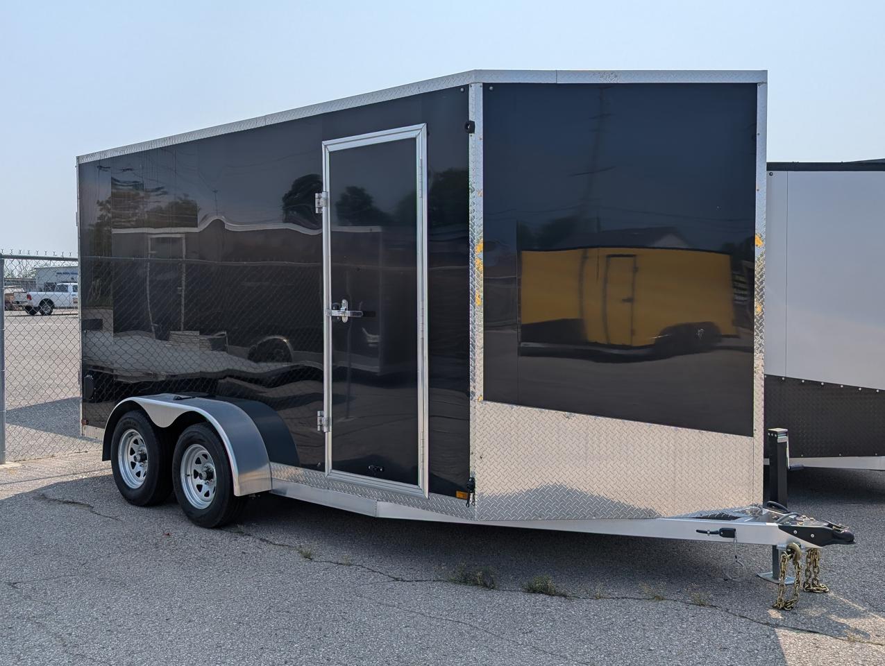 New 2024 Canadian Trailer Company 7x14 V Nose Cargo Trailer Aluminum Tandem Axle for sale in Guelph, ON