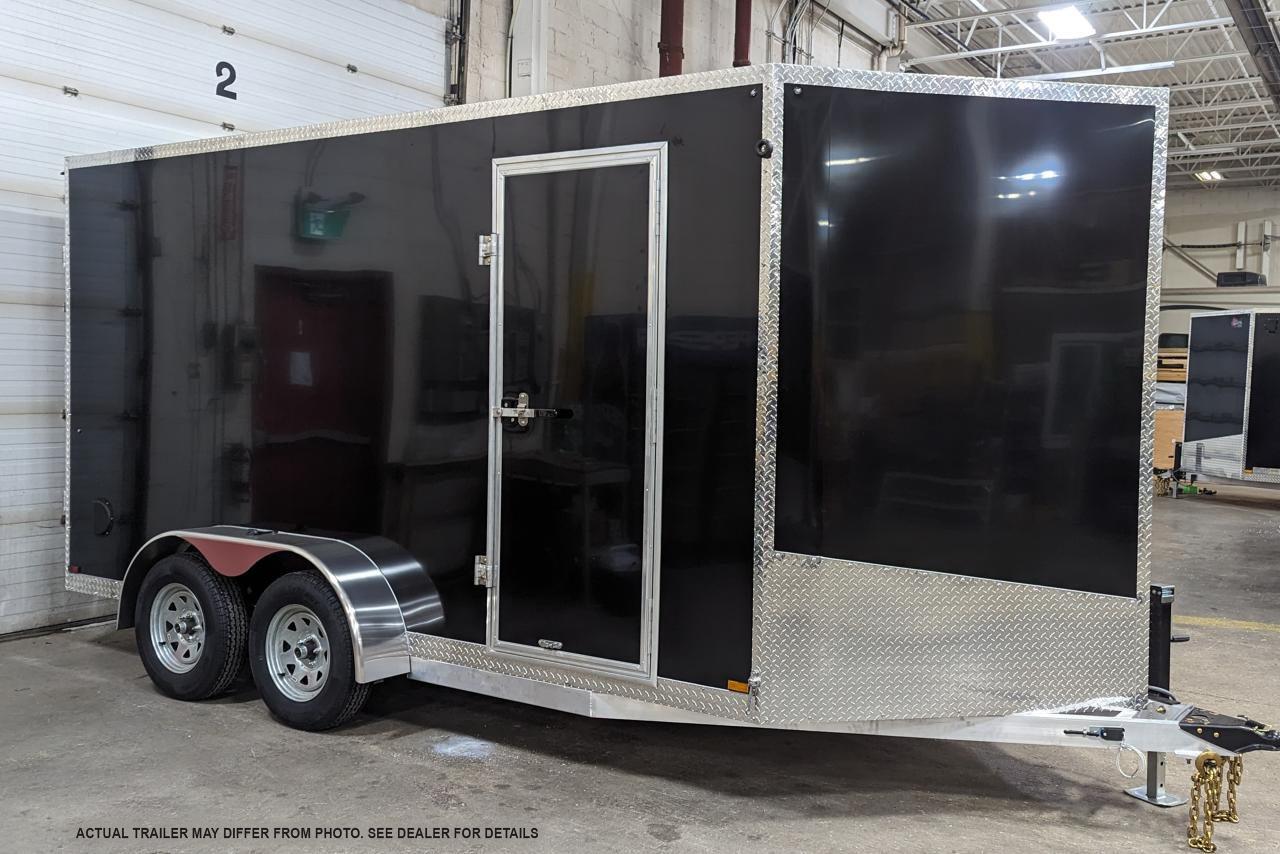 2024 Canadian Trailer Company 7x14 V Nose Cargo Trailer Aluminum Tandem Axle