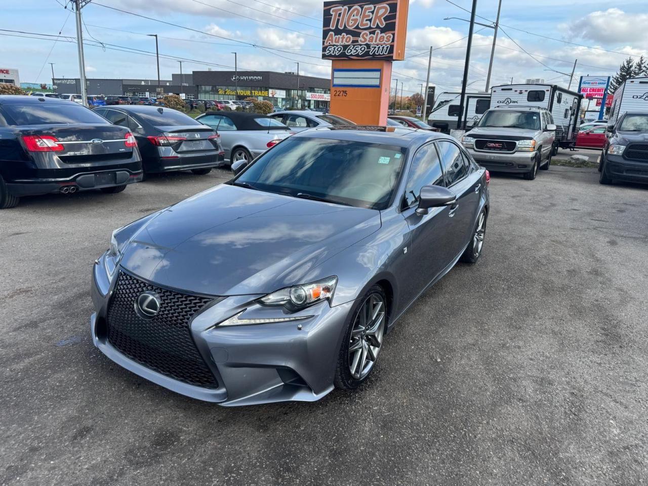 Used 2014 Lexus IS 350 IS 350, F SPORT, AWD, RED LEATHER, CERTIFIED for sale in London, ON