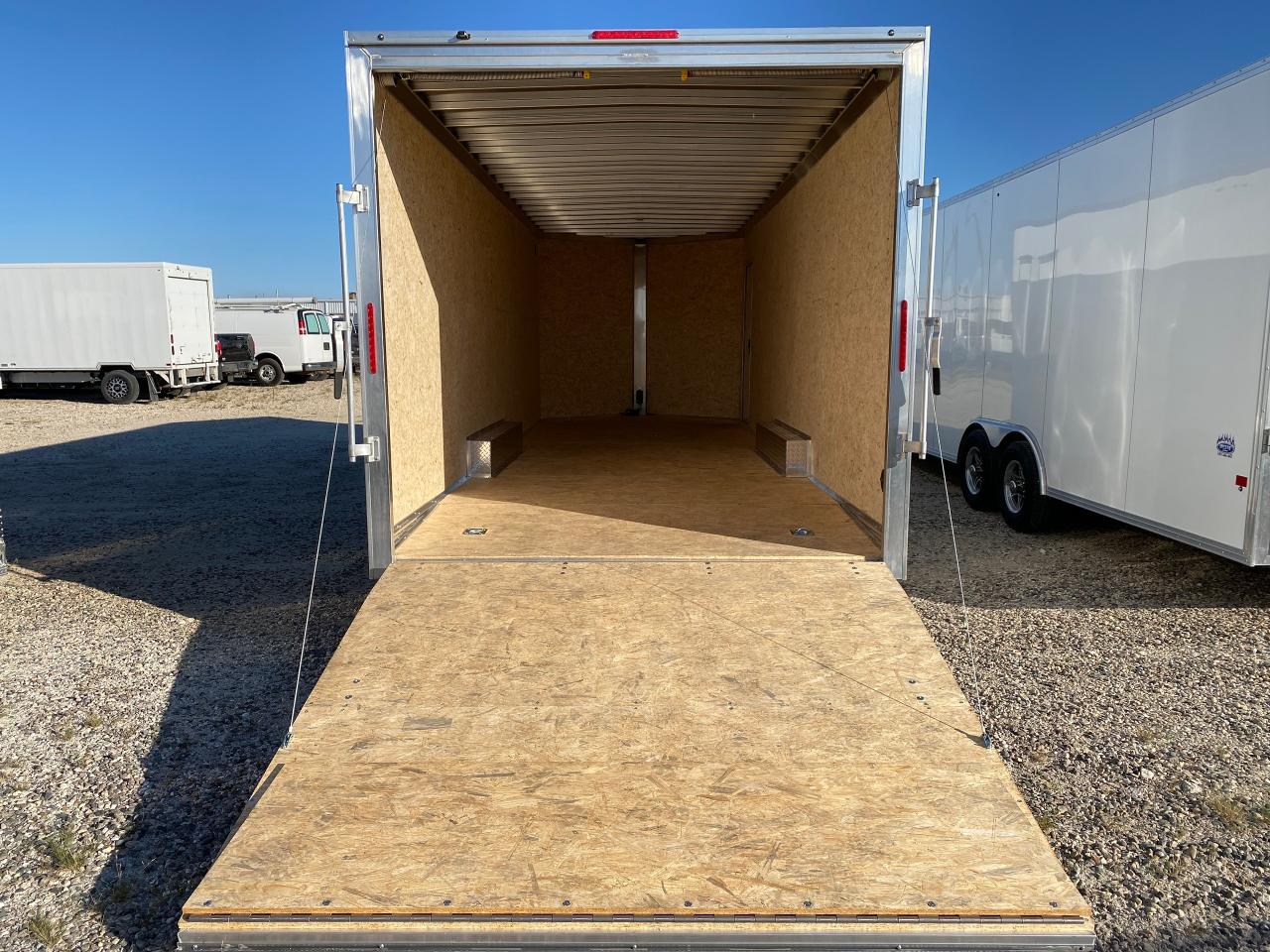 2025 ALCOM Enclosed Cargo 8.5 x 24' Alcom EZ Hauler Ramp Photo5