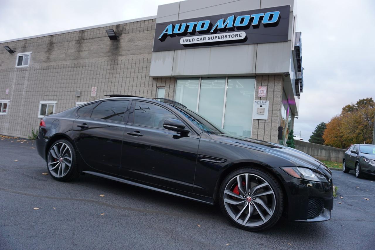 Used 2017 Jaguar XF -Series S AWD CERTIFIED *ACCIDENT FREE* CAMERA BLUETOOTH LEATHER HEATED SEATS PANO ROOF CRUISE ALLOYS for sale in Burlington, ON