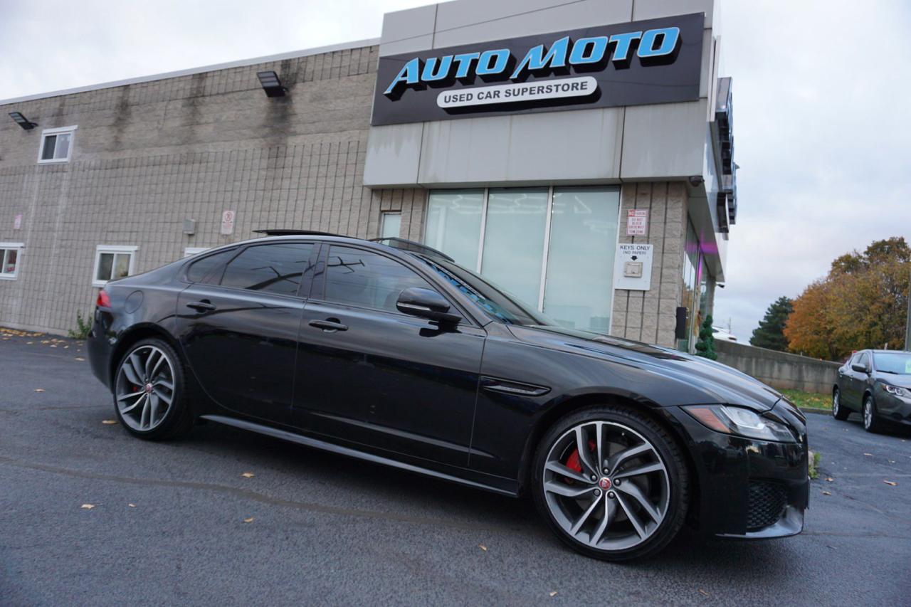 <div>*2nd SET WINTER*ACCIDENT FREE*JAGUAR DETAILED SERVICE RECORDS*LOCAL ONTARIO CAR*CERTIFIED<span>* </span><span>Very Clean Jaguar XF 3.0L V6 AWD With Automatic Transmission has Camera, Sunroof, Bluetooth, Parking Sensors and Heated. Black on Black </span><span>Leather Interior. Fully Loaded with: Power Windows, Power Locks, and Power Heated Mirrors, CD/AUX, AC, Alloys, Navigation System, Back Up Camera,</span><span> Dual Climate Control, Panoramic Sunroof, Heated steering wheels, Memory Driver Seat, Fog Lights</span><span>, </span><span>Steering Mounted Controls, Direction Compass, </span><span>Paddle Shifters, Push to Start, and ALL THE POWER OPTIONS!! </span></div><br /><div><span>-------------------------------------------------</span><br><span>Financing options are available start from 6.99% with $0 Down payment O.A.C.</span><br><span>-------------------------------------------------</span><br><span>SAFETY CERTIFICATION INCLUDED*** Vehicle comes with: Safety Certification, and Car Fax Report ALL INCLUDED!! At no extra cost to you!! Dont miss this opportunity to own a high-quality, pre-owned vehicle. </span><br><span>-------------------------------------------------</span><br><br><span>Additionally, our vehicles qualify for up to 4 years of extended warranty. Please speak to your sales representative for more information.</span><br><span>-------------------------------------------------</span><br><span>We are open Monday to Saturday from 10am - 6pm, Sundays Closed.</span><br><span>-------------------------------------------------</span><br><br><span>We also welcome trade-ins, with on-site buyers available to estimate your vehicle on the same day.</span><br><span>-------------------------------------------------</span><br><br><span>Visit us at 3219 Harvester Road, Burlington, L7N 3N8 or call us at Nine O Five-281-2255 for more information.</span><br><span>------------------------------------------------</span><br><span>Check our inventory at www automotoinc ca</span></div>