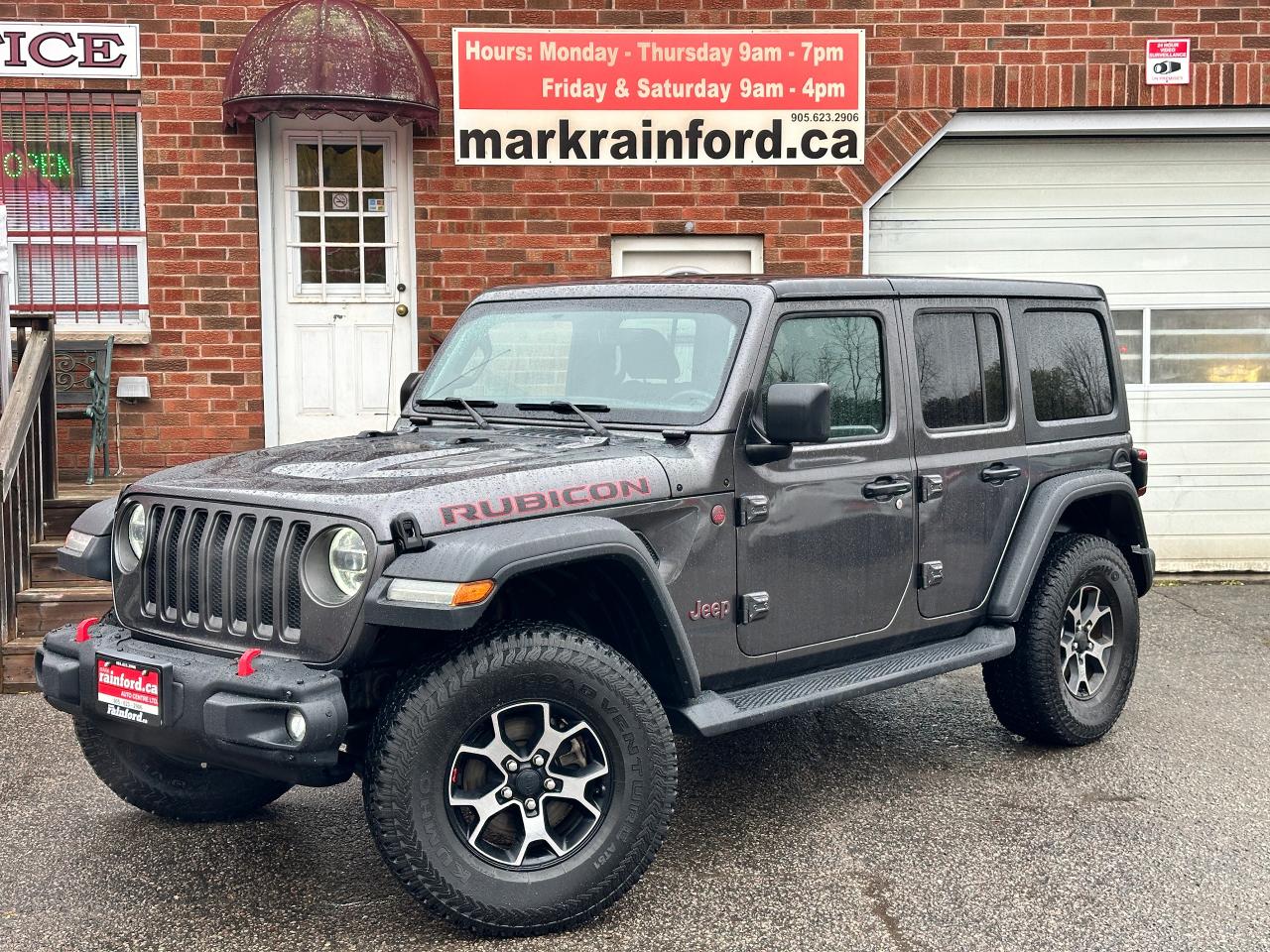 Used 2018 Jeep Wrangler Rubicon 4x4 HTD Cloth Hard+SoftTop CarPlay NAV XM for sale in Bowmanville, ON