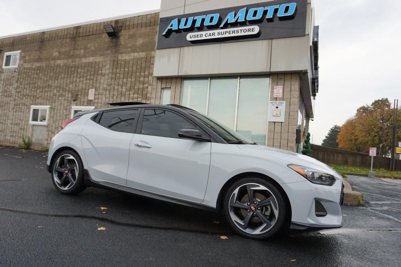 Used 2019 Hyundai Veloster Turbo R-SPEC 6M CERTIFIED *1 OWNER*ACCIDENT FREE* CAMERA NAV BLUETOOTH LEATHER HEATED SEATS SUNROOF CRUISE ALLOYS for sale in Burlington, ON