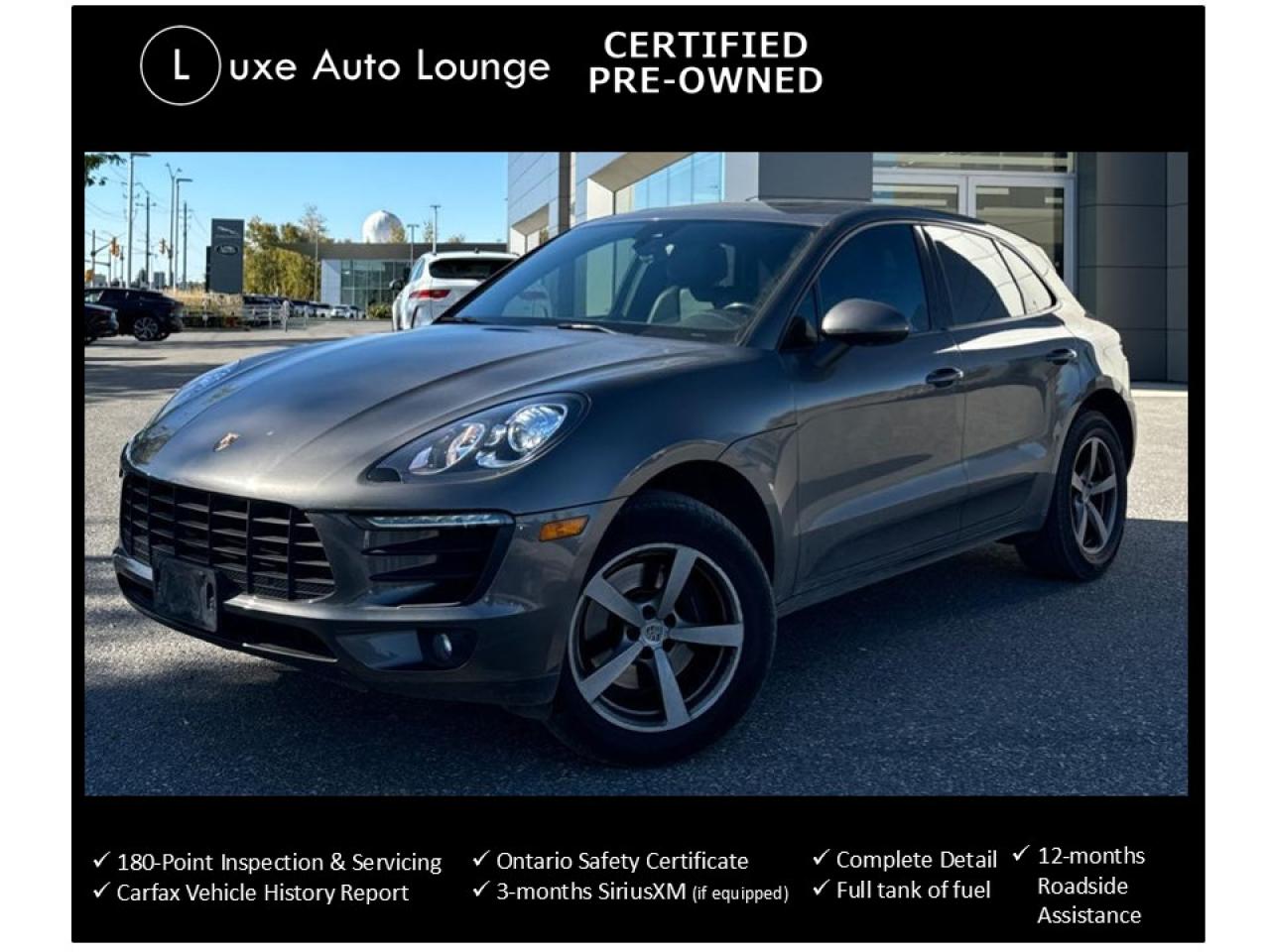 Used 2018 Porsche Macan TURBO, PANO ROOF, NAV, BOSE AUDIO, HEATED SEATS! for sale in Orleans, ON