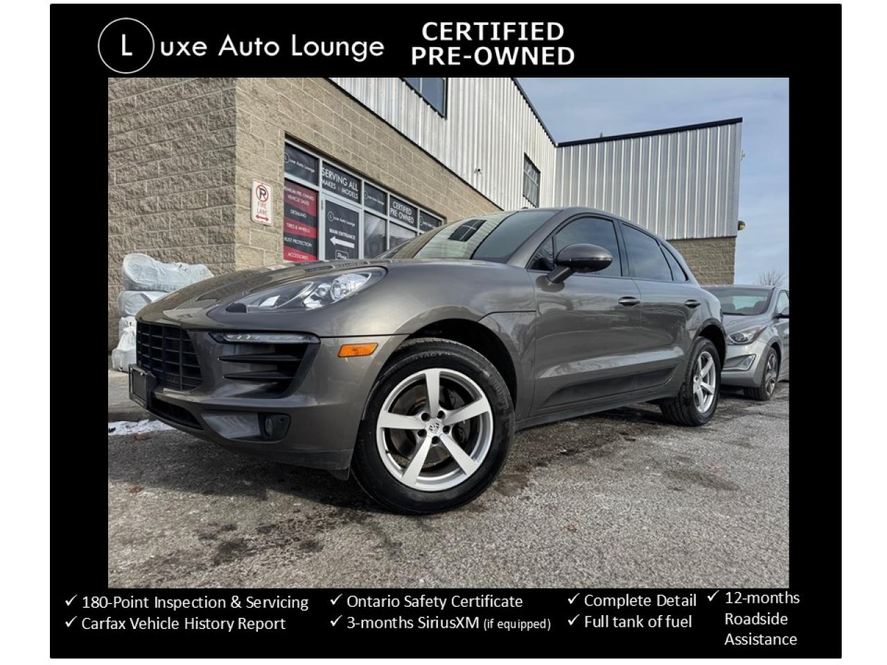 Used 2018 Porsche Macan TURBO, PANO ROOF, NAV, BOSE AUDIO, HEATED SEATS! for sale in Orleans, ON